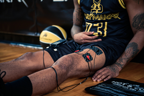 Trey Burke using PRO-500 Muscle Stimulator by PlayMakar