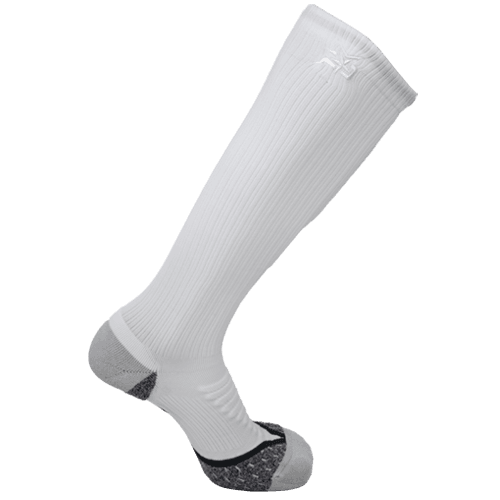 Leg Compression Socks White